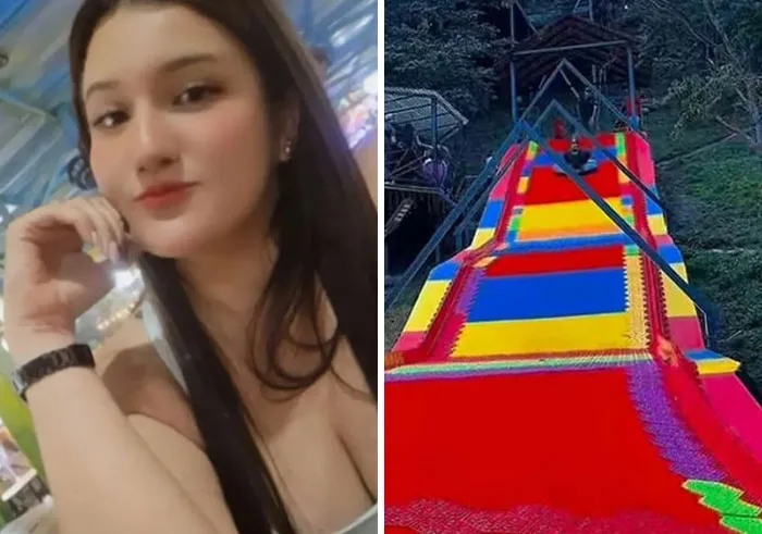 She Went Down The Slide… But Never Made It To The Bottom 