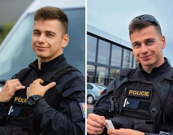 Photographer Shows The Softer Side Of Police Officers And Soldiers By Handing Them Their Own Portraits (25 New Pics)