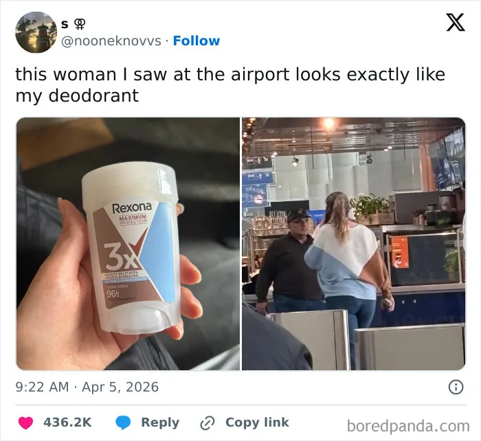 This Woman I Saw At The Airport Looks Exactly Like My Deodorant