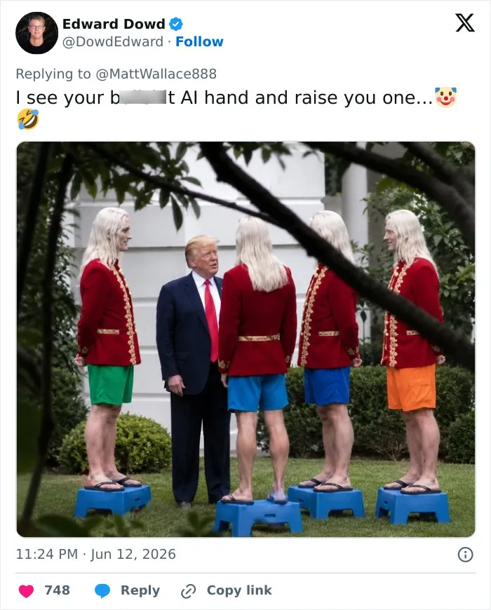 31 Most Creative Responses To Viral Photo Of Donald Trump With Mysterious Figures
