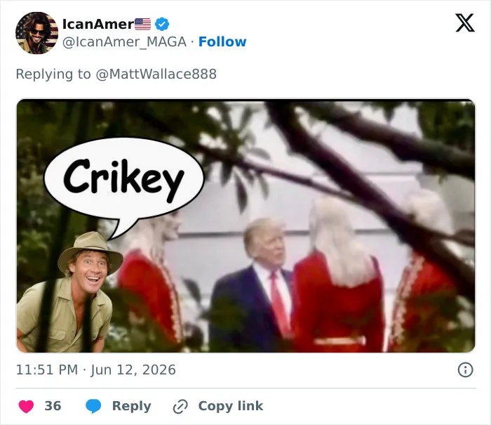 31 Most Creative Responses To Viral Photo Of Donald Trump With Mysterious Figures