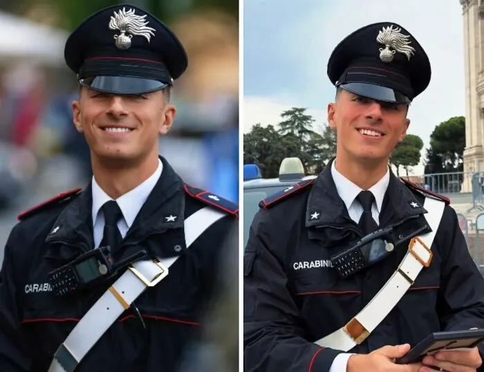 Photographer Shows The Softer Side Of Police Officers And Soldiers By Handing Them Their Own Portraits (25 New Pics)