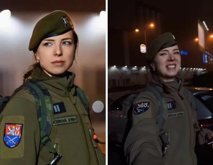 Photographer Shows The Softer Side Of Police Officers And Soldiers By Handing Them Their Own Portraits (25 New Pics)