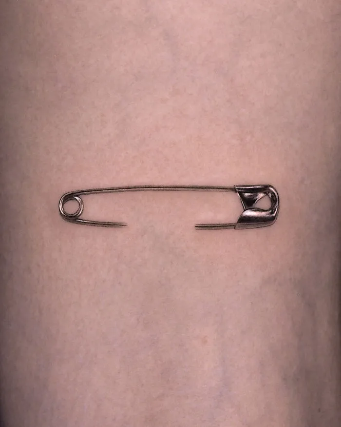 Chrome Safety Pin