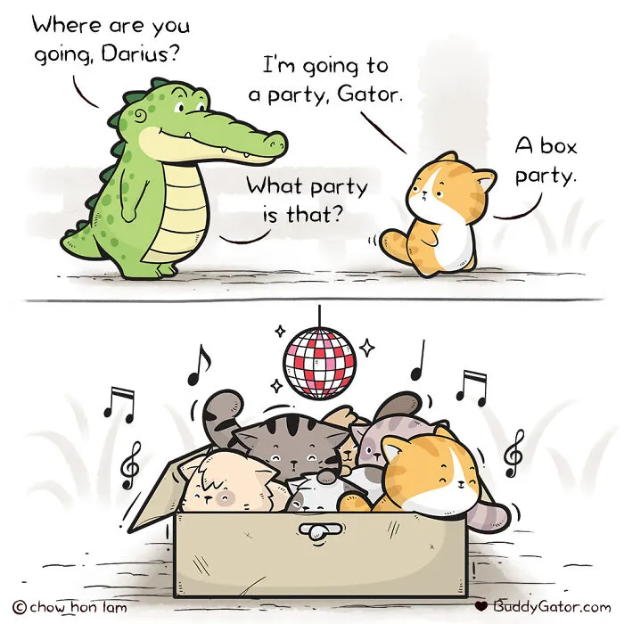 49 Wholesome Comics About An Alligator And His Friends By This Artist (New Pics)