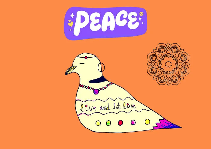 This Illustrator Gives Doves Distinct Personalities In A Charming Series Inspired By A Real Rescue Bird (16 Pics)