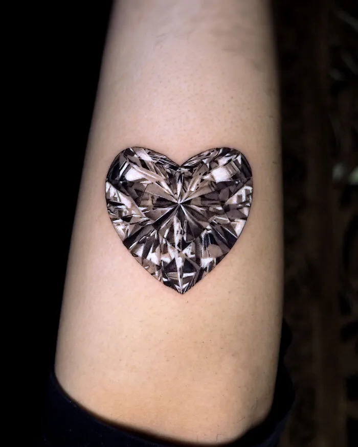 Diamond Cut Heart