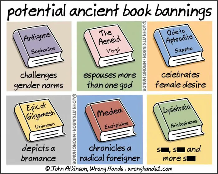 31 Clever And Absurd Comics By John Atkinson That Put A Weird Spin On Random Everyday Thoughts