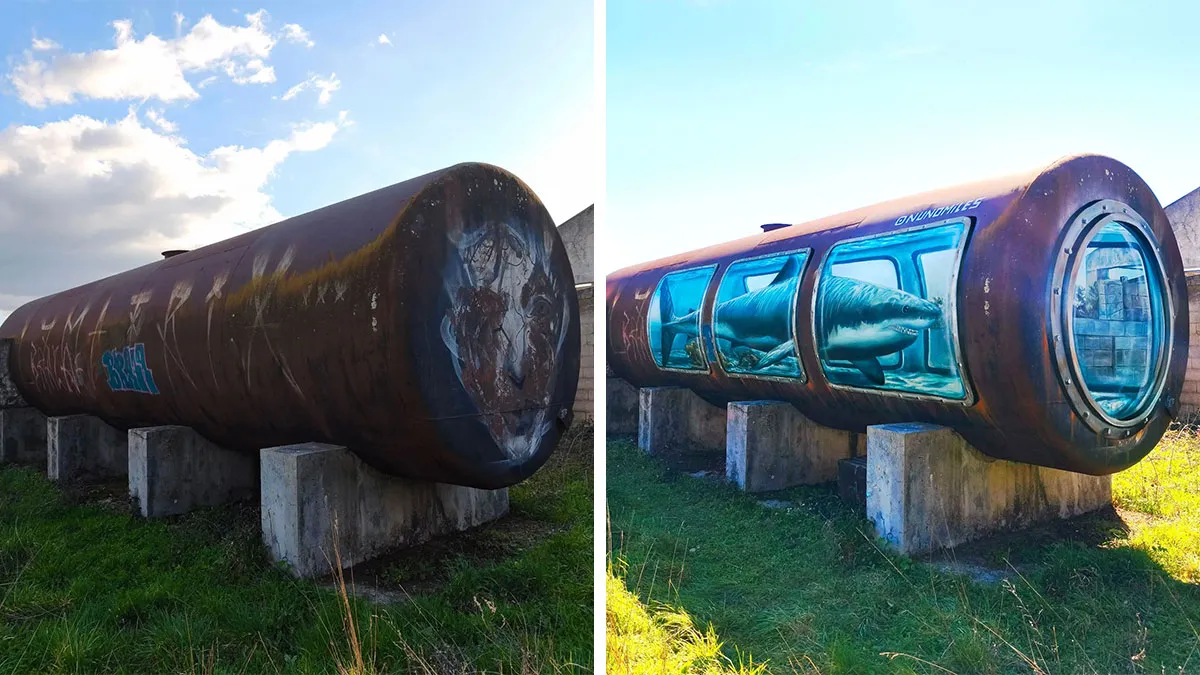 29 Amazing Wall Transformations By Nuno Miles That Turn Urban Spaces Into Hyperrealistic Art