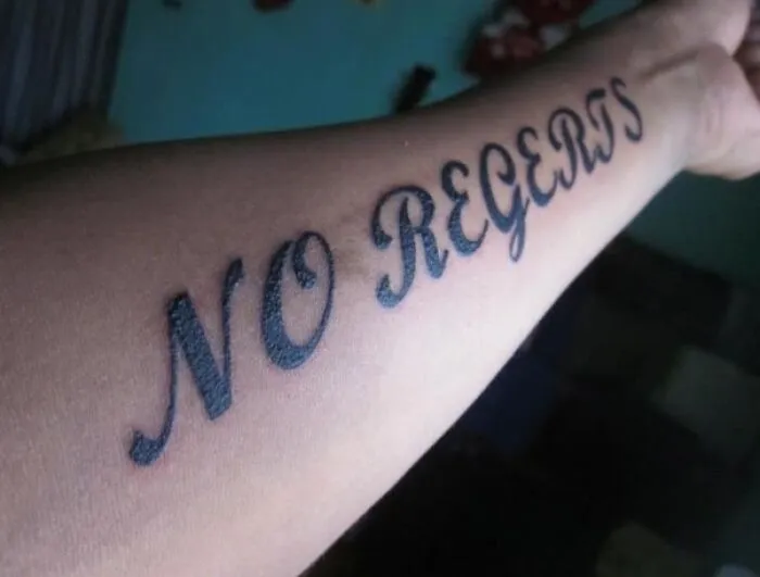 You Will Regret It Soon