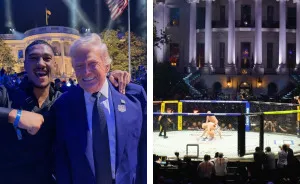 Trump Photo At White House UFC Event Confirms Secret Under President's Suits People Have Suspected For Years