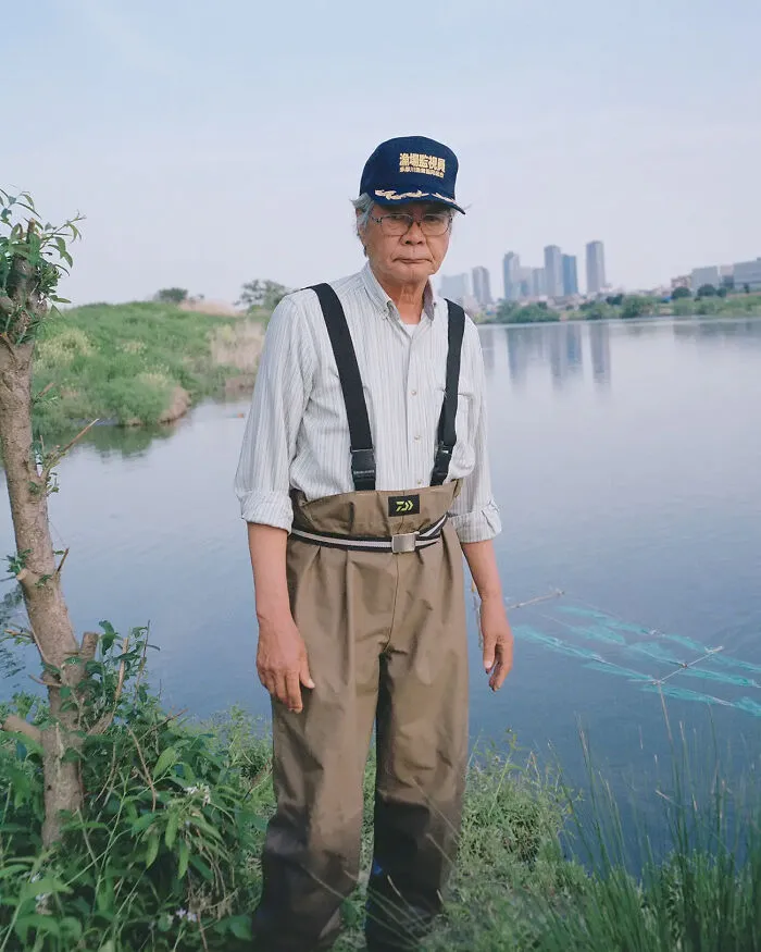 Fishery Warden Of Tama River From The Series 'Living By The River' By Ying Yin