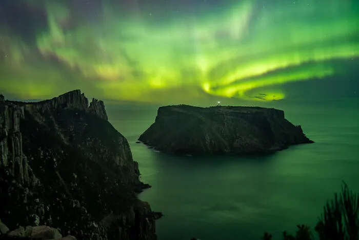 Tasman Island Aurora, Jan 2026 By Jessica Hewenn