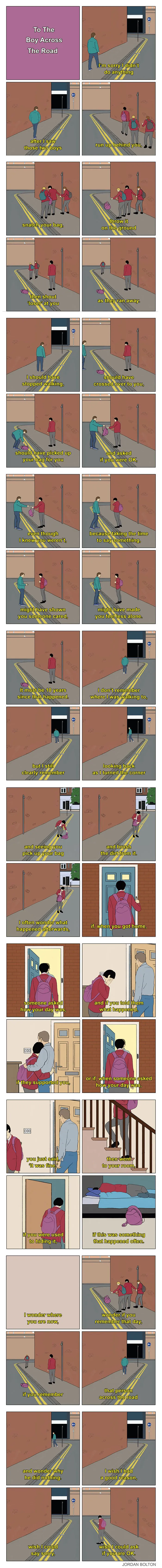 “To The Boy Across The Road”