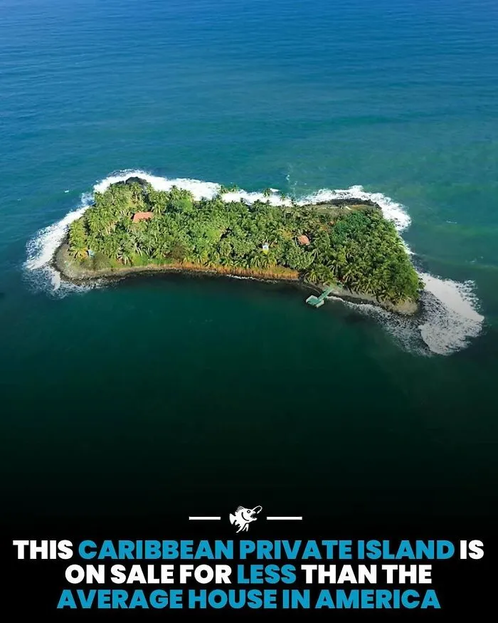 Caribbean private island for sale priced below average house in America