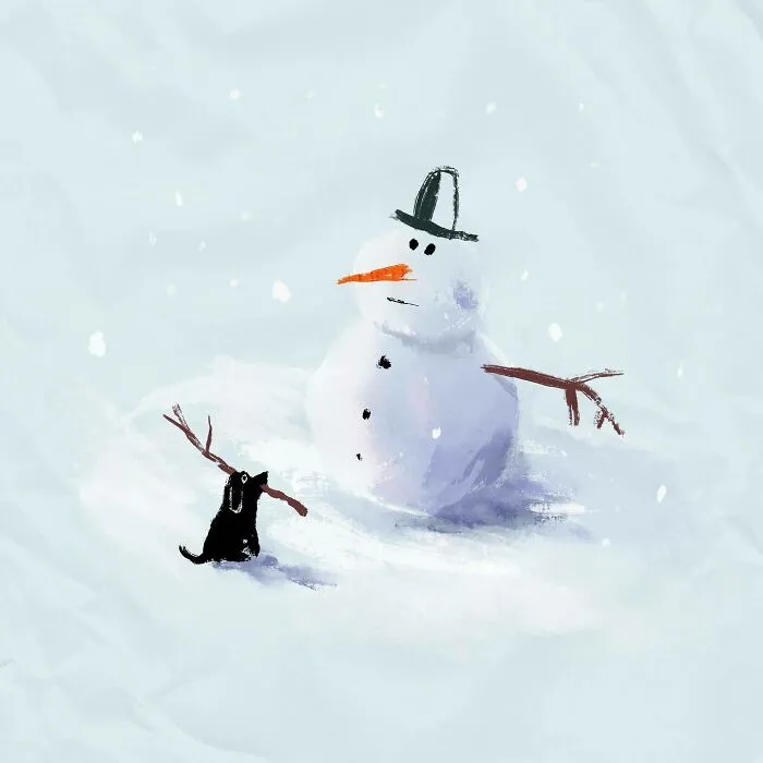 30 Charming Dog Illustrations That Prove Life Is More Fun With A Dog Around