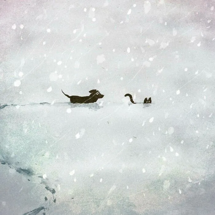 30 Charming Dog Illustrations That Prove Life Is More Fun With A Dog Around