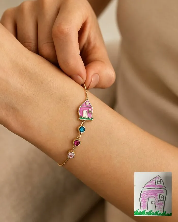 20 Children’s Drawings Turned Into Handcrafted Enamel Jewelry By Minttnim