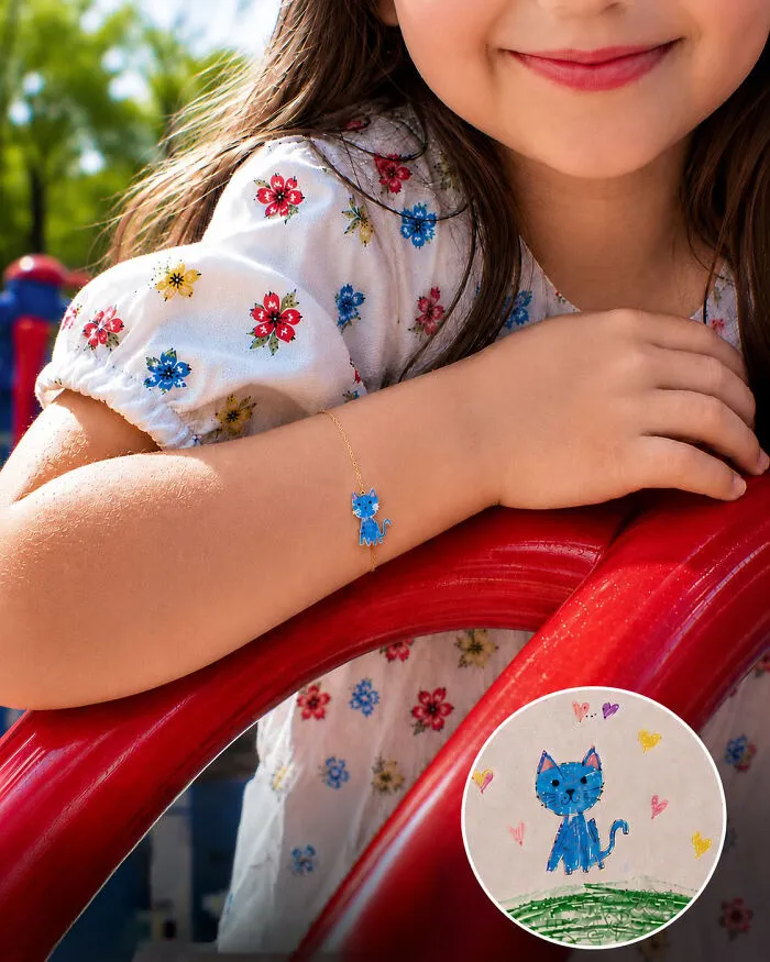 20 Children’s Drawings Turned Into Handcrafted Enamel Jewelry By Minttnim