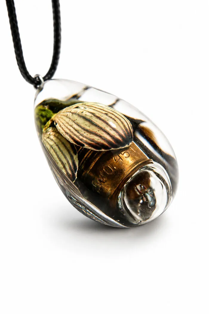 20 Remarkable Resin Jewelry Pieces By Oleksandra Fomchenko, Where Nature, Personal History, And Healing Become One