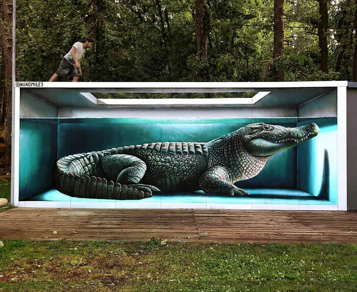 29 Amazing Wall Transformations By Nuno Miles That Turn Urban Spaces Into Hyperrealistic Art