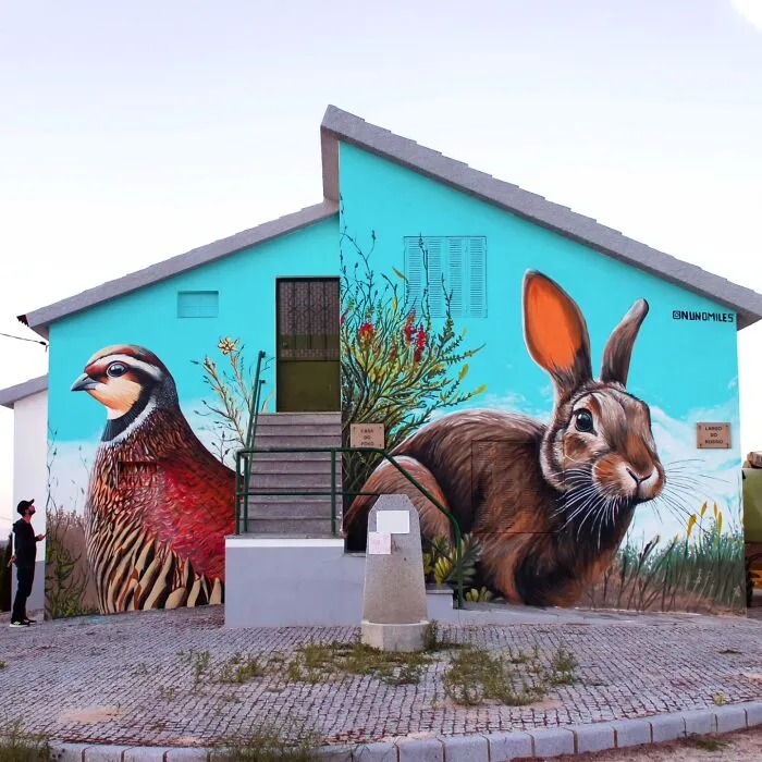 29 Amazing Wall Transformations By Nuno Miles That Turn Urban Spaces Into Hyperrealistic Art