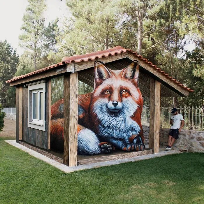 29 Amazing Wall Transformations By Nuno Miles That Turn Urban Spaces Into Hyperrealistic Art