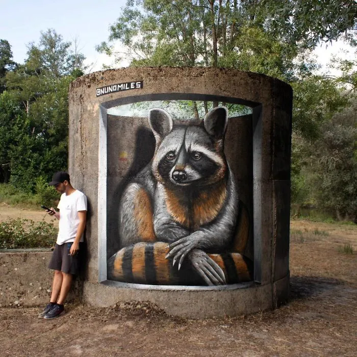 29 Amazing Wall Transformations By Nuno Miles That Turn Urban Spaces Into Hyperrealistic Art