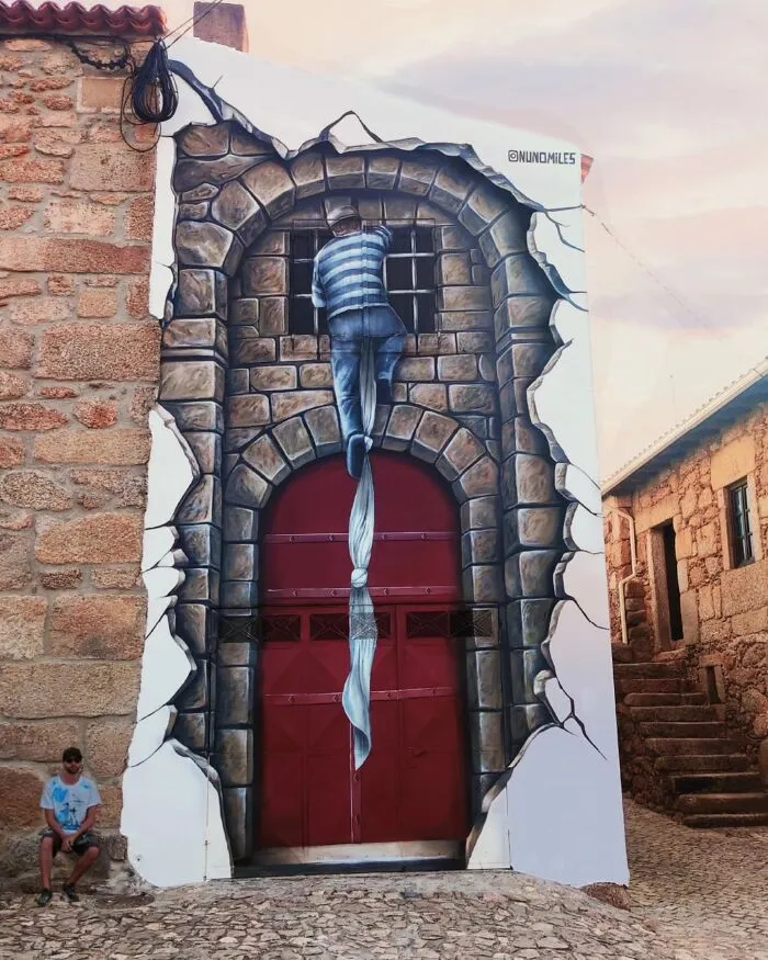 29 Amazing Wall Transformations By Nuno Miles That Turn Urban Spaces Into Hyperrealistic Art