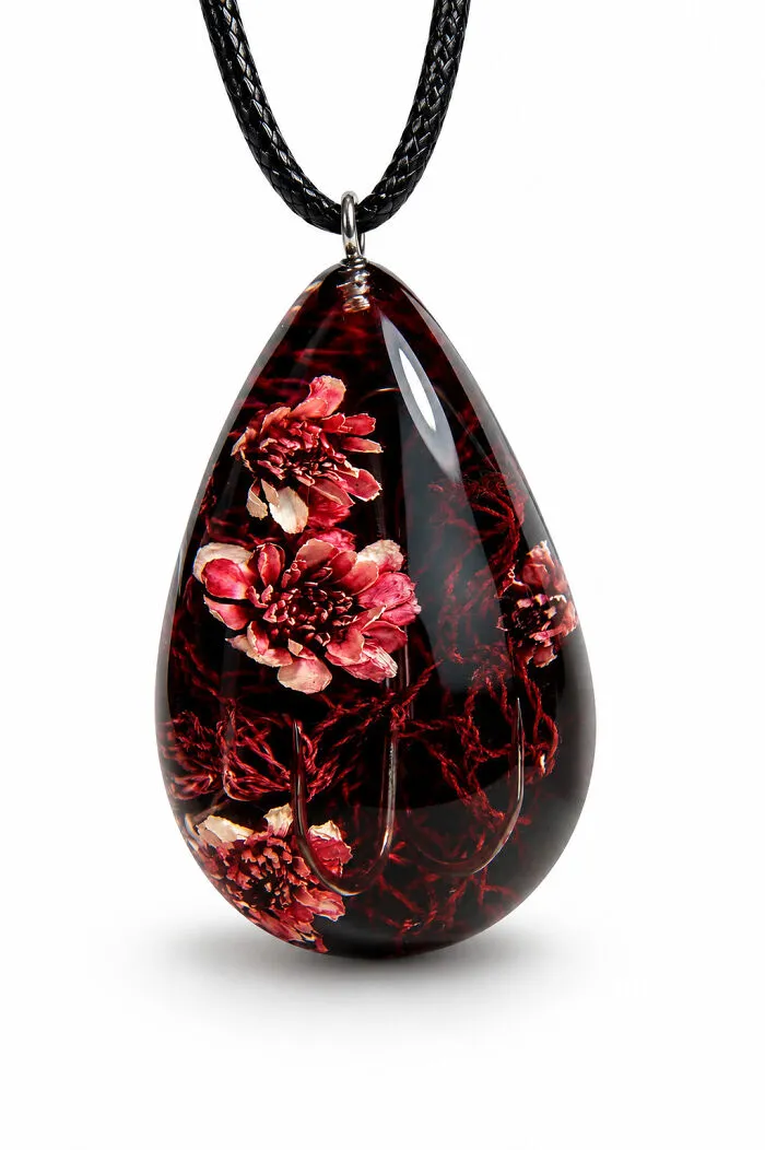 20 Remarkable Resin Jewelry Pieces By Oleksandra Fomchenko, Where Nature, Personal History, And Healing Become One
