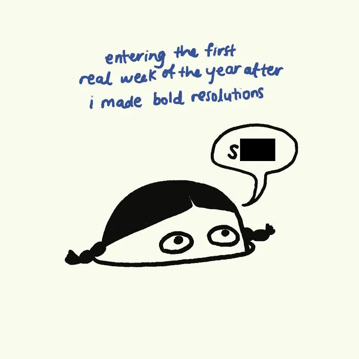 24 New Relatable Doodles By ‘Quietly Doodling’ That Feel Like The Intrusive Thoughts You Might Have