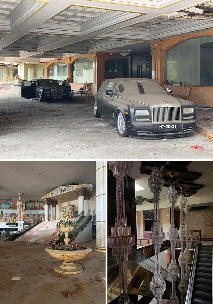 Found The Most Absurd Abandoned Hotel With Many Luxury Cars