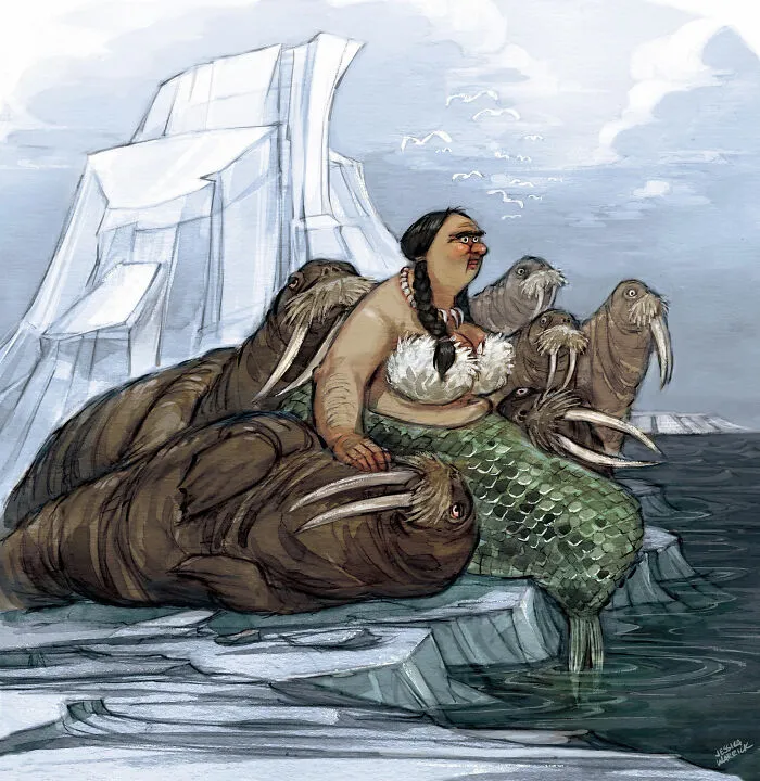 “Walrus Mermaid”