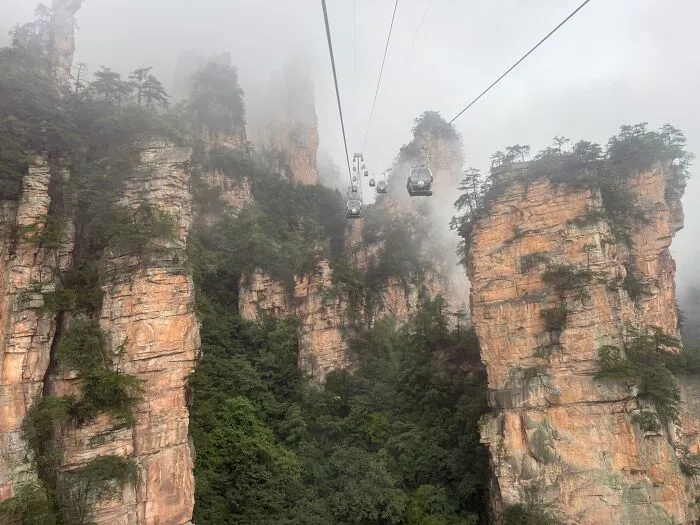 Avatar Mountains Cable Car, Zhangjiajie