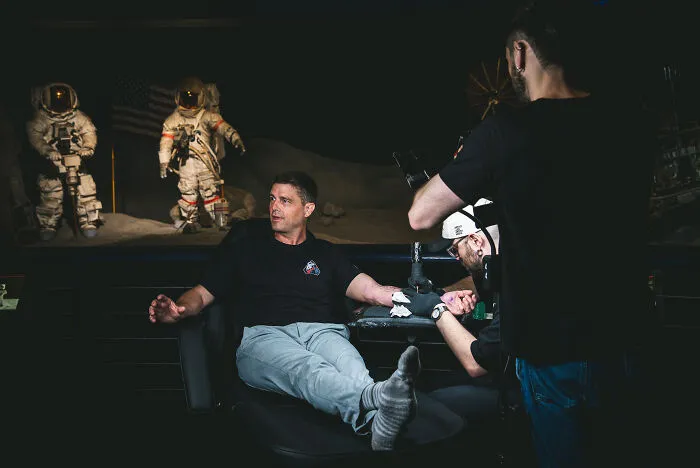 This Tattoo Artist Was Given A Once-In-A-Lifetime Opportunity At Space Center Houston