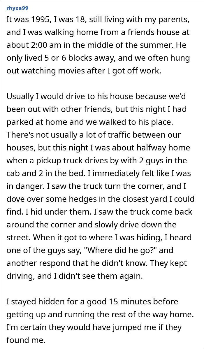 35 Chilling Stories From People Who Listened To That Voice In Their Head And Never Regretted It