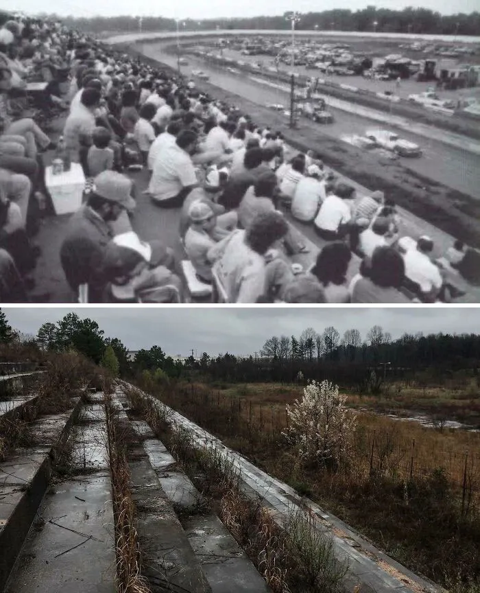 Charlotte, NC: Unsure Of The Year, But I Found What Appeared To Be A Dirt Track Near My Workplace On Google Maps. I Did Some Research And Went To Check It Out