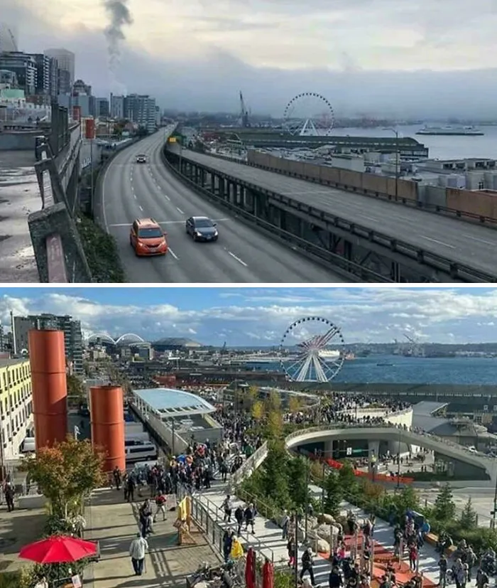 Seattle antes y después