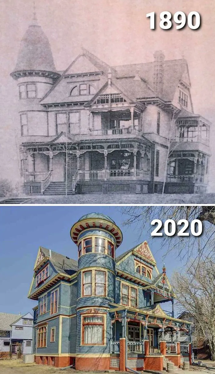 Casa antigua en Omaha, Nebraska