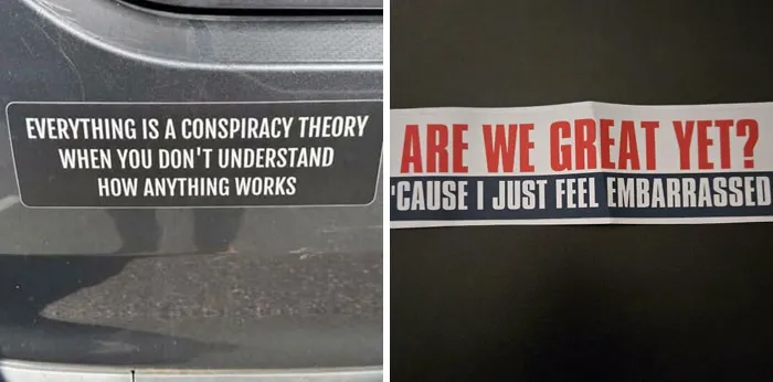 53 Of The Craziest Bumper Stickers People Have Spotted In The Wild (New Pics)