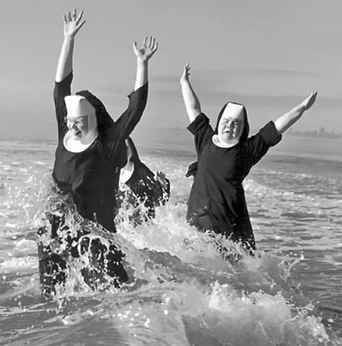 Order Of St Benedict Nuns Having Fun (Grayland, 1960)