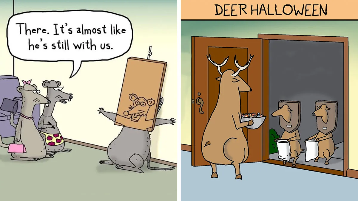 Artist Creates One-Panel Comics Where The Punchline Hits When You Least Expect It (48 New Pics)