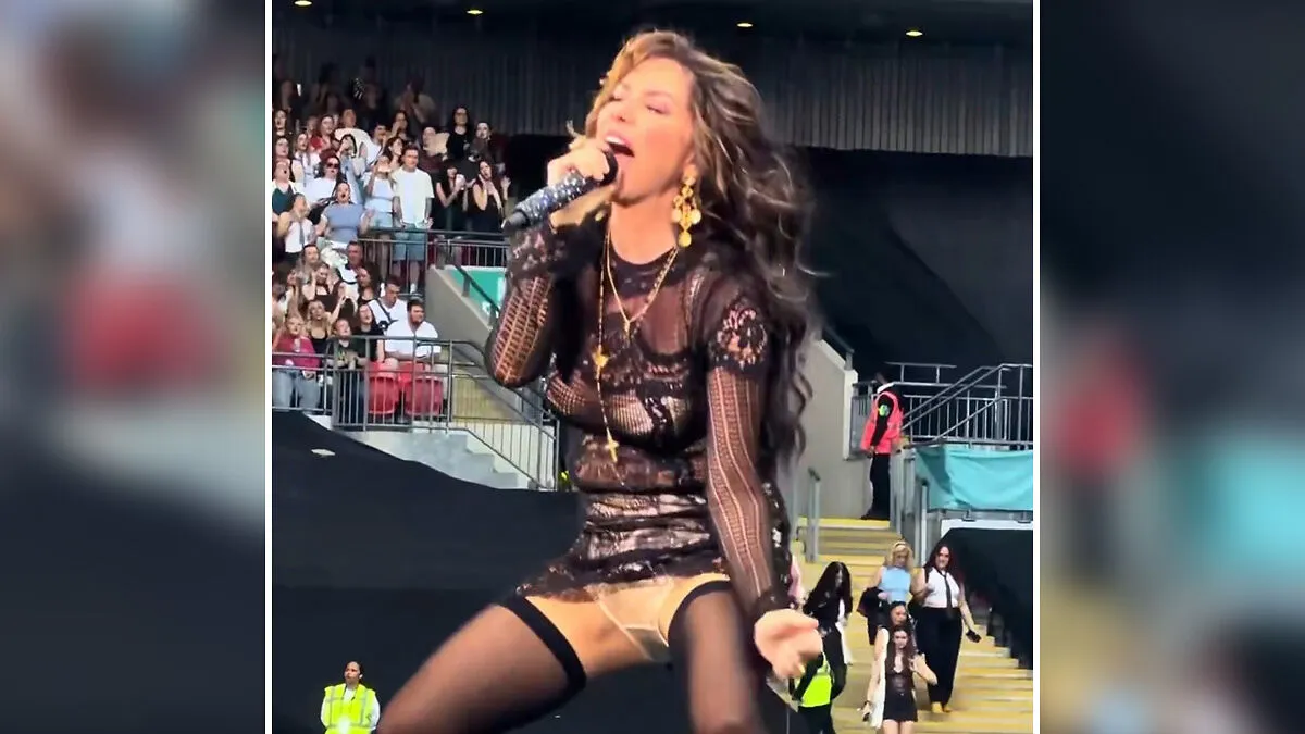 Shania Twain Compared To Madonna Over Sheer Look And "Cringe" Dance Moves: "Does She Have No Dignity?"