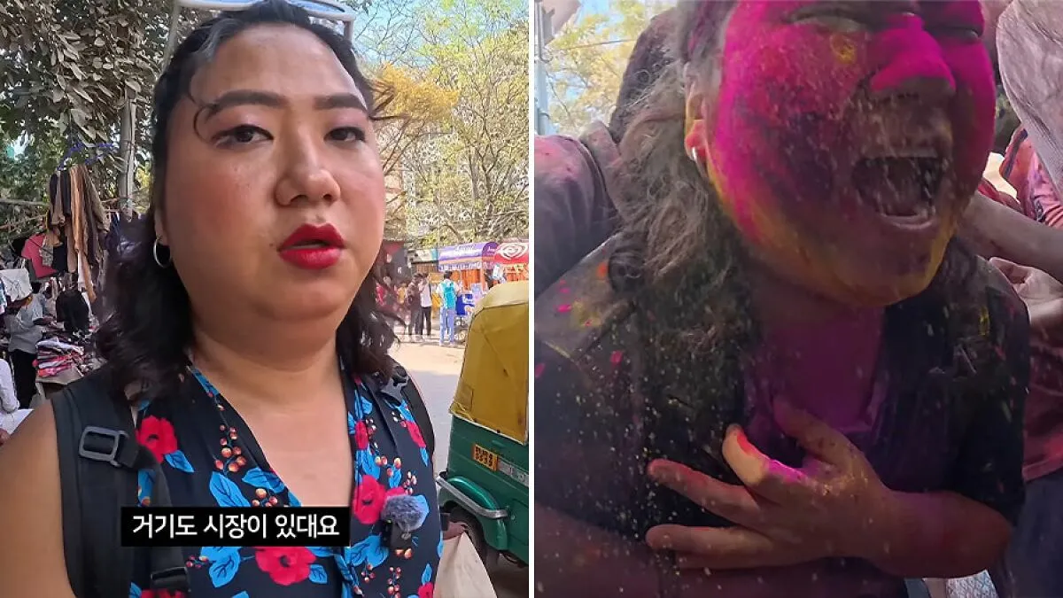 Korean Man Disguises Himself As Pregnant Woman To Expose Gender Violence In India, Results Are Disturbing