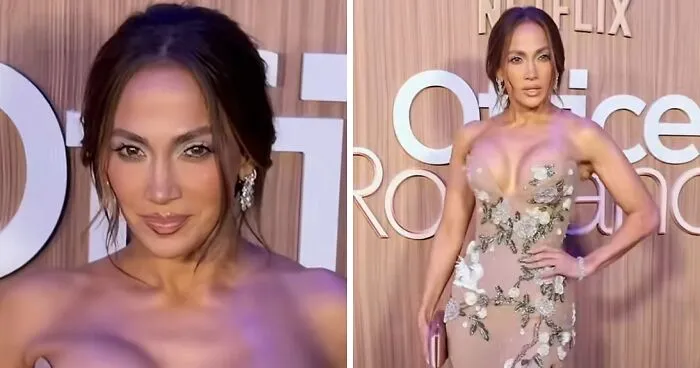 Jennifer Lopez Ignites Plastic Surgery Rumors Amid Awkward Wardrobe Slip At 'Office Romance' Premiere
