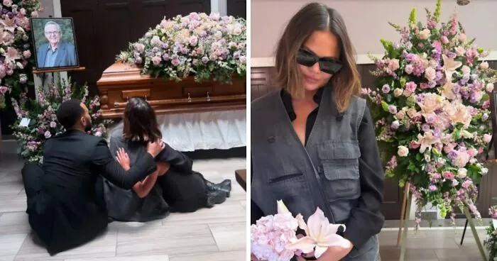 Chrissy Teigen Slammed For Move At Dad's Funeral: "How Much Did The Magazine Give You?"