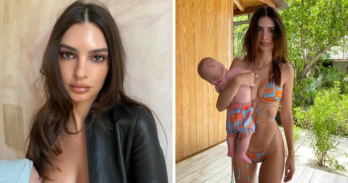 Emily Ratajkowski Faces Backlash Over Essay About Single Motherhood Accompanied By Bizarre Breastfeeding Photo