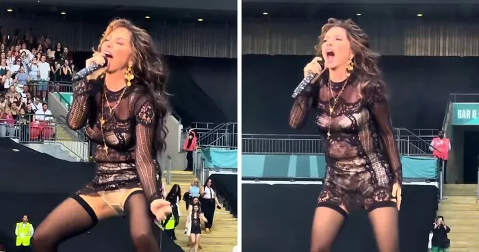 Shania Twain Compared To Madonna Over Sheer Look And "Cringe" Dance Moves: "Does She Have No Dignity?"