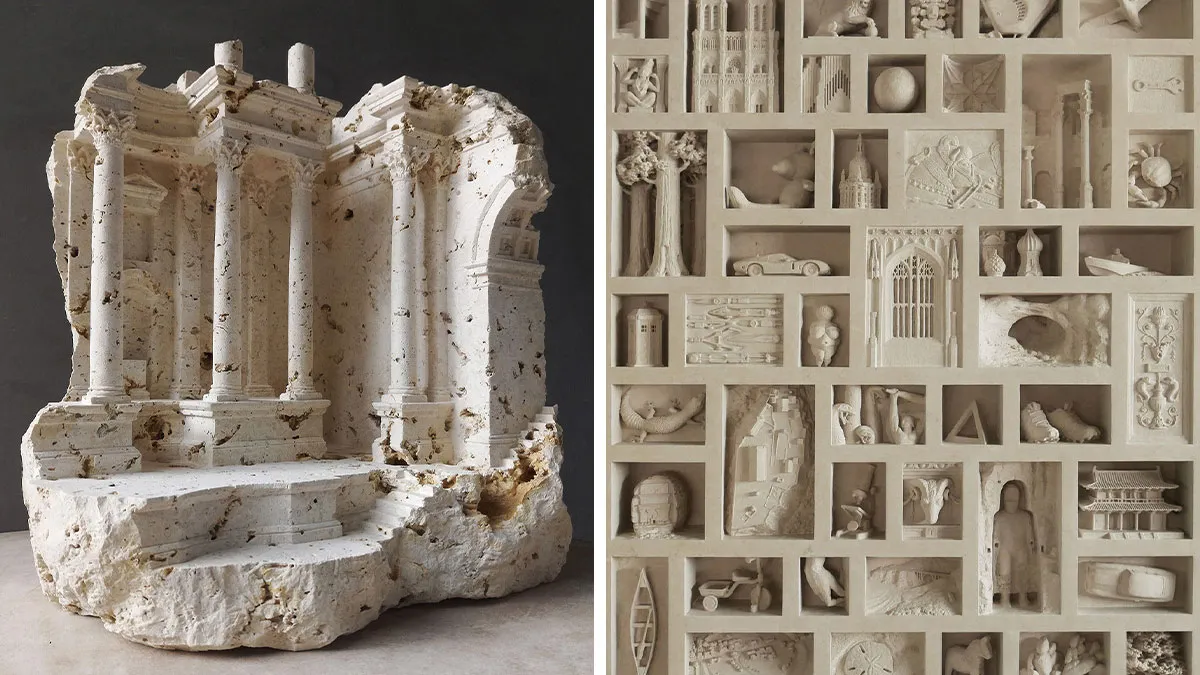 Matthew Simmonds Carves Breathtaking Miniature Architecture From Solid Stone (38 New Pics)
