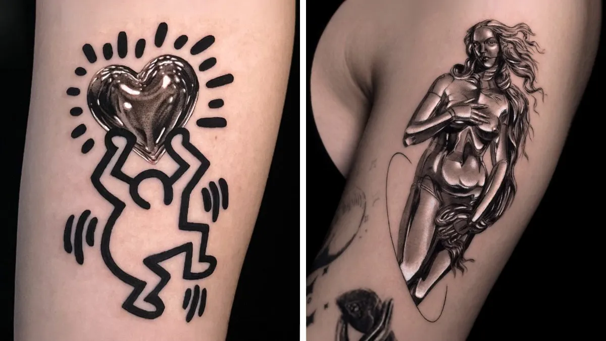 30 Futuristic Chrome Tattoos By This Artist That Look Like They Were Imported From The Future